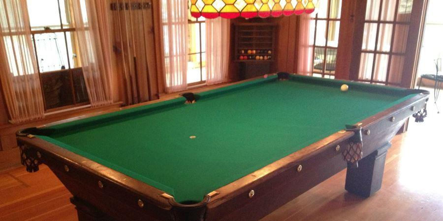 Games, ping pong and billiards (pool table) at the Lodge at Palmer Lake